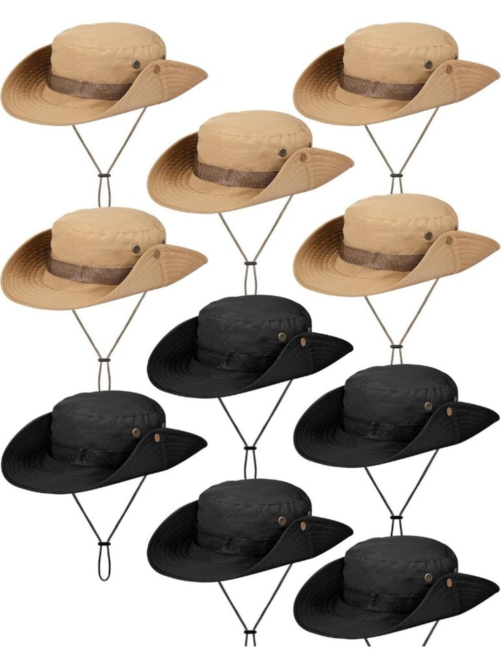 Wide Brim Boonie Bucket Hat for Sun Protection | Summer Fishing & Hiking Hat